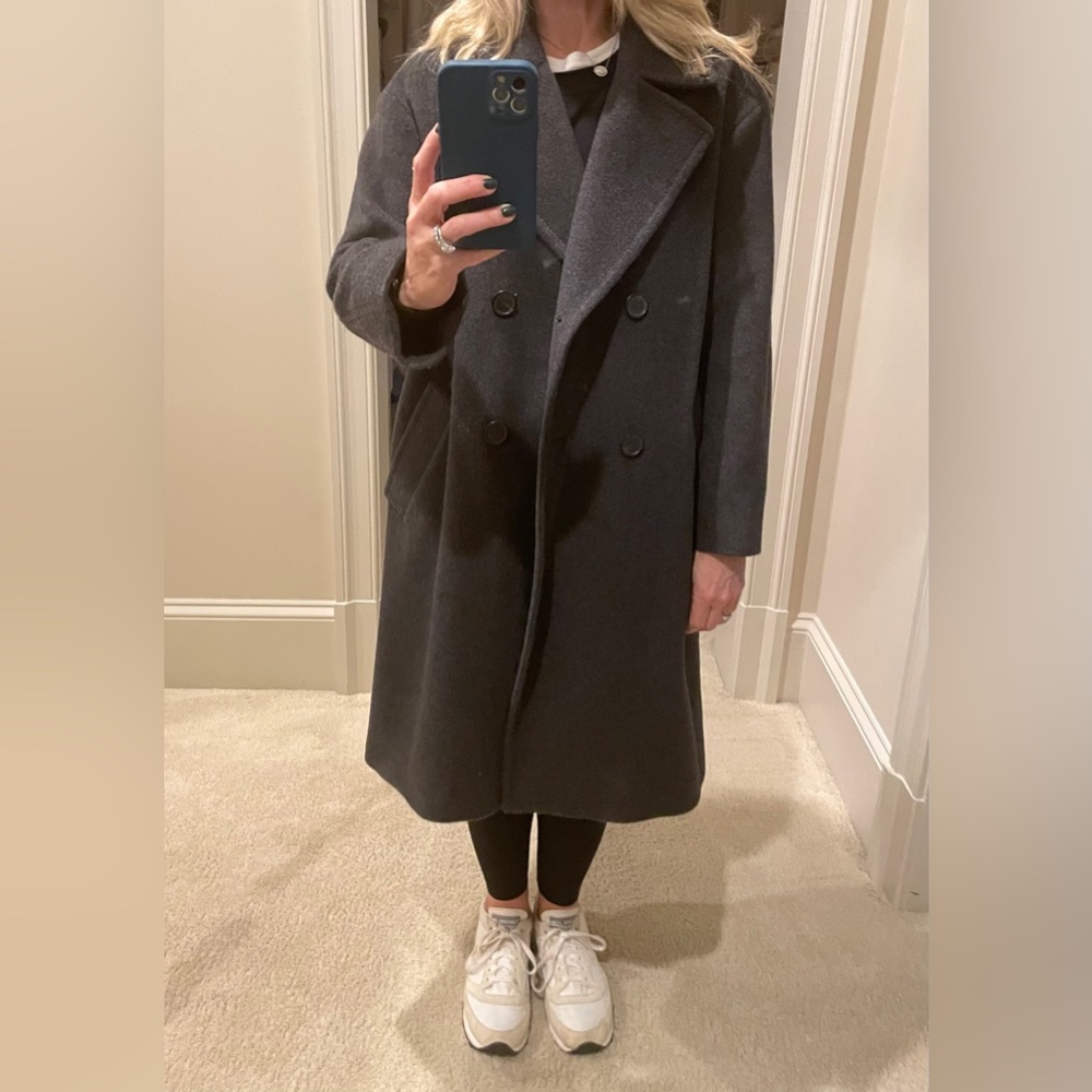 Gerard Darel GRAY Wool Blend Coat - Picture 8 of 8